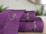 Borea Πετσέτες Σετ 3ΤΜΧ Sweet Pea 70 x 140 / 50 x 90 / 30 x 50 cm 'Ωχρα