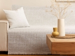 Borea Ριχτάρι Σενίλ Τετραθέσιο Solana 180 x 350 cm Εκρού