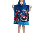 Borea Παιδικό Πόντσο Βαμβακερό Βελούδινο Avengers 320gsm 50 x 115 cm Μπλε