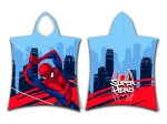 Borea Παιδικό Πόντσο Βαμβακερό Βελούδινο Spiderman 320gsm 50 x 115 cm Μπλε