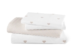 Borea Σεντόνι Mix & Match Diagonal Μονό 160 x 240 cm Μπεζ