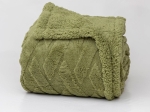 Borea Κουβέρτα Sherpa Callista Μονή 160 x 240 cm Λαδί