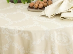 Borea Τραπεζομάντηλο Βελονάκι Αριάδνη 140 x 260 cm + (12) 45 x 45 cm Εκρού