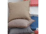 Borea Μαξιλάρι Διακοσμητικό Waffle Cubic 45 x 45 cm Λευκό