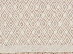 Borea Ριχτάρι Βαμβακερό Πολυθρόνας Ikat 180 x 180 cm Γκρι