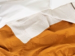 Borea Κουβερλί Premium Υπέρδιπλο 220 x 240 cm Ταμπά-Εκρού