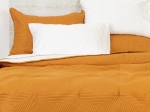 Borea Κουβερλί Premium Υπέρδιπλο 220 x 240 cm Λαδί-Βεραμάν