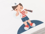 Borea Πετσέτες Σετ 2ΤΜΧ Sailor Λευκό 70 x 120 / 30 x 50 cm Λευκό