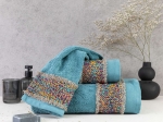 Borea Πετσέτες Σετ 3ΤΜΧ Jules 70 x 140 / 50 x 90 / 30 x 50 cm Μουσταρδί
