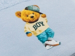 Borea Πετσέτες Σετ 2ΤΜΧ Teddy Boy 70 x 120 / 30 x 50 cm Σιέλ
