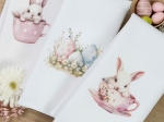 Borea Ποτηρόπανα Κουζίνας BunnyCup Σετ 3ΤΜΧ (3) 50 x 70 cm Λευκό