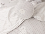 Borea Μαξιλάρι Διακοσμητικό Angel Bear 30 x 25 cm Γκρι