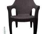 Bonsai Home Καρέκλα Propy PP 59x58x81εκ Καφέ Σκούρο