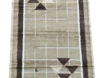 Bonsai Home Χαλί Ακρυλικό με Κρόσσια 110x170 - Louvro Γαλάζιο