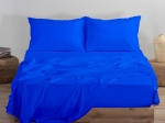 Ariete Casa Σετ Παπλωματοθήκη Βαμβακοσατέν 600 TC King Size 240×260 – Satinport Navy Blue