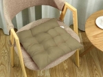DreamHouse Μαξιλάρι Καρέκλας Microfiber Soft Καφέ 40x40εκ
