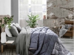 Amo la Casa Πάπλωμα Super Soft King Size 250x260 - Bicolor Γκρι/Μπλε