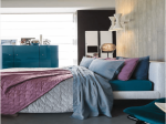 Amo la Casa Κουβέρτα Velour Υπέρδιπλη 200Χ250 - Cloe Μπλε