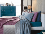 Amo la Casa Κουβέρτα Velour Υπέρδιπλη 200Χ250 - Cloe Μπλε