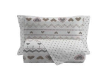 Amo la Casa Σετ Σεντόνια Percale King Size με Λάστιχο 240×290 cm – Elisabeth Λευκό