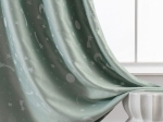 Beauty Home Κουρτίνα φωσφορίζουσα με 8 κρίκους Art 6140 140x260 Μέντα