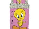 Beauty Home Σετ σεντόνια μονά Art 6190 Tweety 165x250 Ροζ