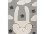 Beauty Home Χαλί Loop Art 9557 160x230 Grey White Γκρι Λευκό