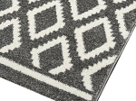 Beauty Home Χαλί Vibe Art 9576 133x190 Grey White Γκρι Λευκό