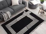 Beauty Home Χαλί Noir Art 9437 200x290 Black Μαύρο