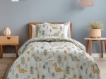Σετ σεντόνια μονά με λάστιχο Dodo Art 6230 105x200+30 Λαδί       Beauty Home