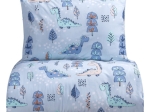 Σετ σεντόνια μονά με λάστιχο Dino Art 6231 105x200+30 Σιελ       Beauty Home