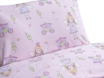 Beauty Home Σετ σεντόνια μονά με λάστιχο Dreamy Art 6232 105x200+30 Ροζ