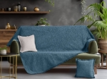 Beauty Home Ριχτάρια σετ 3τμχ Art 8623 (180x170+180x250+180x300) Πετρόλ