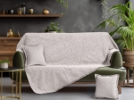 Beauty Home Ριχτάρι Τριθέσιο Art 8624 180x300 Εκρού