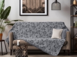 Beauty Home Ριχτάρι Τετραθέσιο Art 8627 180x350 Σκούρο Γκρι