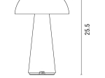 ΠΟΡΤΑΤΙΦ ΑΦΗΣ ΕΠΑΝΑΦΟΡΤΙΖΟΜΕΝΟ LED 1,5W 2700Κ DIMMABLE ΜΑΥΡΟ 144-70005 | EUROLAMP