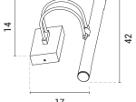 ΦΩΤΙΣΤΙΚΟ ΠΙΝΑΚΟΣ EUROLAMP 145-21504 LED 9W 3000K ΣΑΤΙΝΕ 