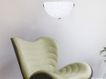 ΑΠΛΙΚΑ ΤΟΙΧΟΥ EUROLAMP 145-22400 LEIA Φ30 Ε27 ΛΕΥΚΟ/ ΝΙΚΕΛ