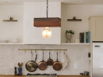 ΦΩΤΙΣΤΙΚΟ ΚΡΕΜΑΣΤΟ ΜΟΝΟΦΩΤΟ EUROLAMP 145-23801 NOSTOS Ε27 ΞΥΛΟ/ ΜΕΤΑΛΛΟ