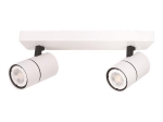 ΣΠΟΤ ΜΠΑΡΑ ΔΙΠΛΗ GU10 ΛΕΥΚΗ/ ΜΑΥΡΗ EUROLAMP 145-25007