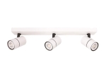 ΣΠΟΤ ΜΠΑΡΑ ΤΡΙΠΛΗ GU10 ΛΕΥΚΗ/ ΜΑΥΡΗ EUROLAMP 145-25008
