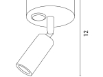 ΣΠΟΤ ΕΞΩΤΕΡΙΚΟ ΚΙΝΗΤΟ ARISTON 1 3W LED 3000K ΛΕΥΚΟ EUROLAMP 145-25210
