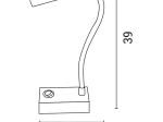 ΦΩΤΙΣΤΙΚΟ ΓΡΑΦΕΙΟΥ EUROLAMP 147-55472 ARISTON 6 3W LED 3000K ΛΕΥΚΟ