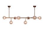 ΚΡΕΜΑΣΤΟ ΦΩΤΙΣΤΙΚΟ ΟΡΟΦΗΣ LED ΜΠΡΟΝΖΕ 8ΧG9 18132-BR | ZAMBELIS LIGHTS