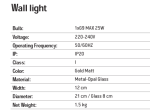 ΑΠΛΙΚΑ ΦΩΤΙΣΤΙΚΟ ΤΟΙΧΟΥ LED 9W ΧΡΥΣΟ ΜΑΤ 19216 | ZAMBELIS LIGHTS