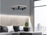 ΚΡΕΜΑΣΤΟ ΦΩΤΙΣΤΙΚΟ ΟΡΟΦΗΣ Ø60 LED ΜΑΥΡΟ 27W 22012 | ZAMBELIS LIGHTS
