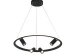 ΚΡΕΜΑΣΤΟ ΦΩΤΙΣΤΙΚΟ ΟΡΟΦΗΣ Ø60 LED ΜΑΥΡΟ 27W 22012 | ZAMBELIS LIGHTS