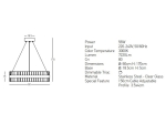 ΚΡΕΜΑΣΤΟ ΦΩΤΙΣΤΙΚΟ ΟΡΟΦΗΣ LED 56W Ø60 ΧΡΥΣΟ ΜΑΤ 22039 | ZAMBELIS LIGHTS