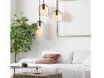 ΚΡΕΜΑΣΤΟ ΦΩΤΙΣΤΙΚΟ ΟΡΟΦΗΣ LED E14 40W ΔΙΑΦΑΝΕΣ ΓΥΑΛΙ ΣΑΜΠΑΝΙΖΕ 22114 |ZAMBELIS LIGHTS