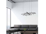 ΚΡΕΜΑΣΤΟ ΦΩΤΙΣΤΙΚΟ ΟΡΟΦΗΣ LED  80W ΜΑΥΡΟ ΜΑΤ 22245| ZAMBELIS LIGHTS
